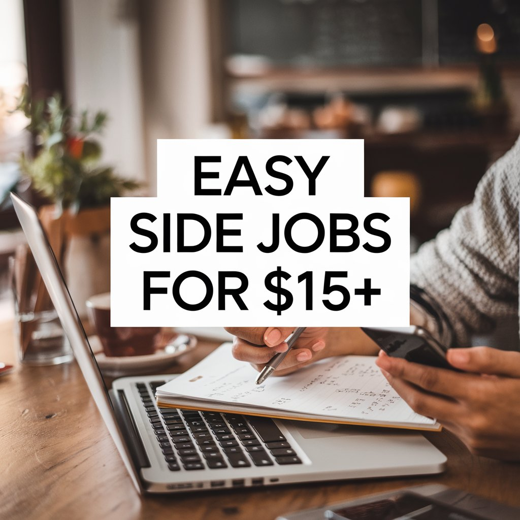 5 Easy Side Jobs for $15+ an Hour Without Experience in 2025