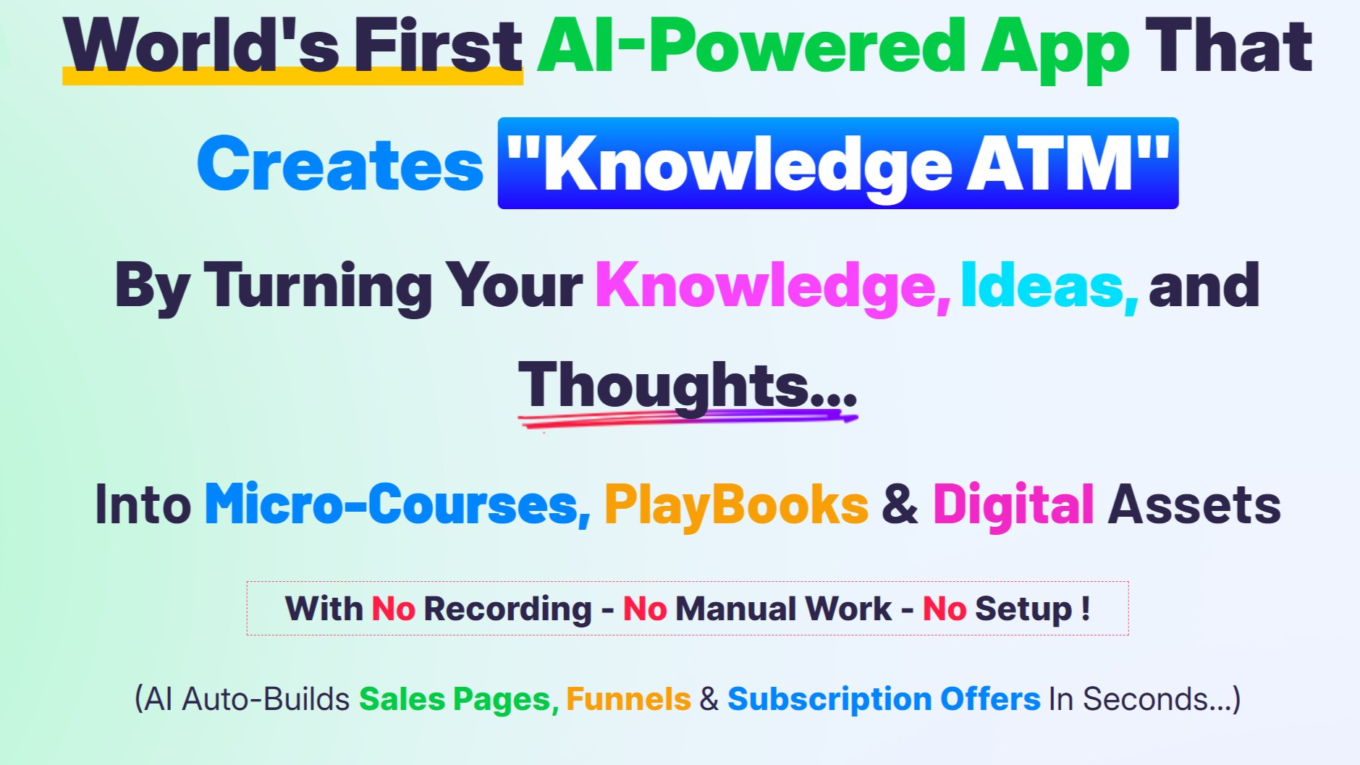 image 60 Is the AI MiniCourse all it’s cracked up to be? This app transforms your insights into micro-courses and digital assets effortlessly!