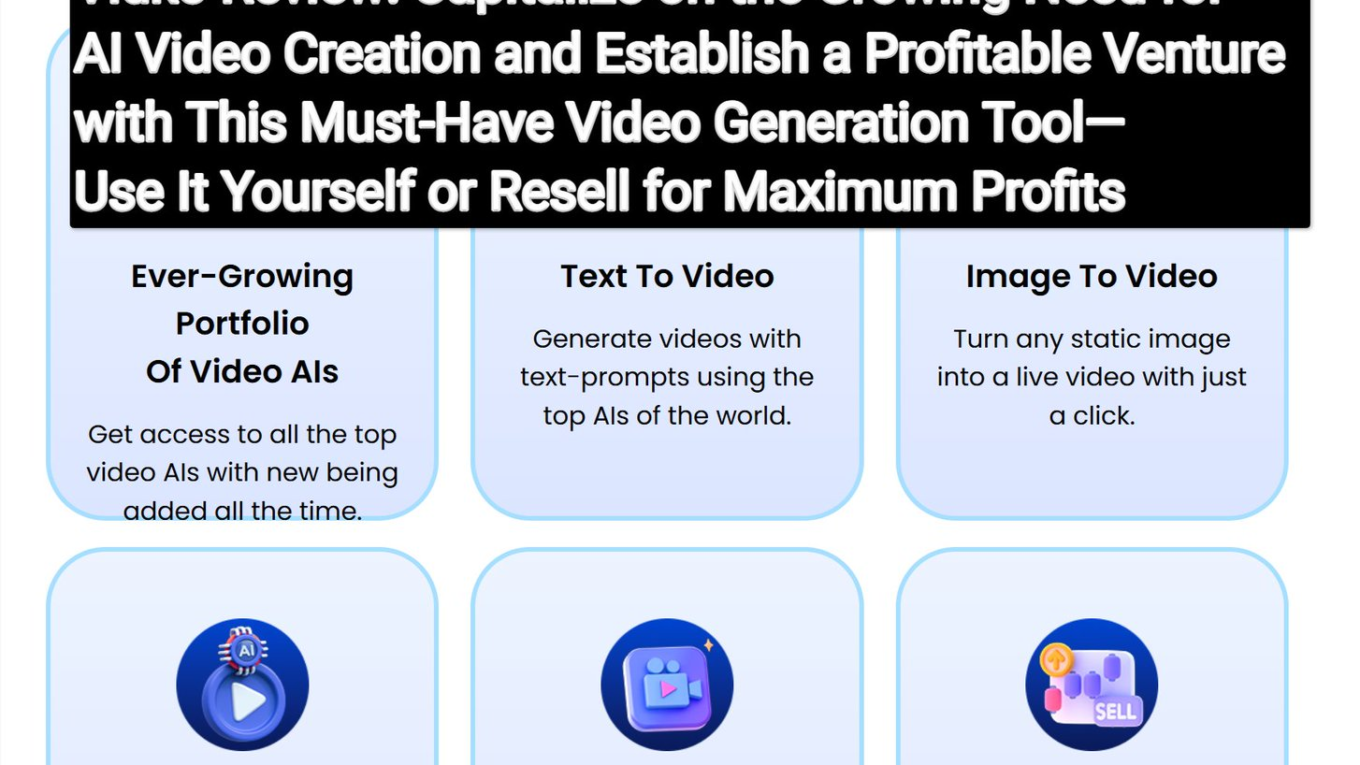 image 63 Vidko Review: Capitalize on the Growing Need for AI Video Creation and Establish a Profitable Venture with This Must-Have Video Generation Tool—Use It Yourself or Resell for Maximum Profits