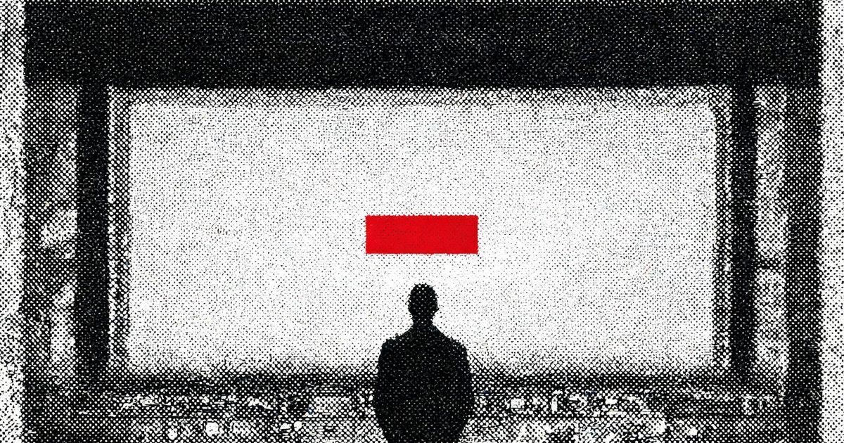 A halftone newsprint style illustration of an open control panel glowing in a dark room with a small standing figure in front of it, representing AI agents used in a hacking campaign through an exposed control panel